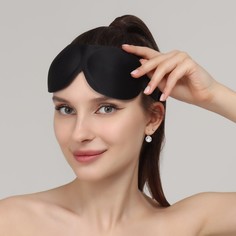 Маска для сна ONLITOP 4568953 черная 22,5 ? 9 см