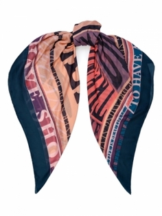 Платок женский ELEGANZZA 01-00041355 фиолетовый, 120х120 см