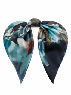 Шейный платок женский ELEGANZZA 01-00041569 голубой, 53х53 см