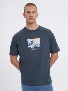 Футболка мужская ТВОЕ 98401 синяя XXL