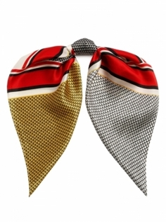 Шейный платок женский ELEGANZZA 01-00041585 красный, 53х53 см