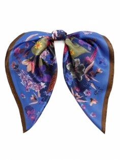 Шейный платок женский ELEGANZZA 01-00041576 фиолетовый, 53х53 см