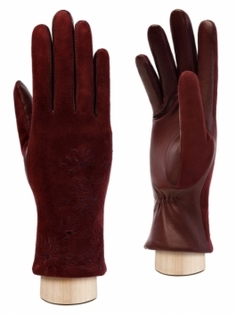 Перчатки женские ELEGANZZA 01-00040454 бордовые, р. 6.5