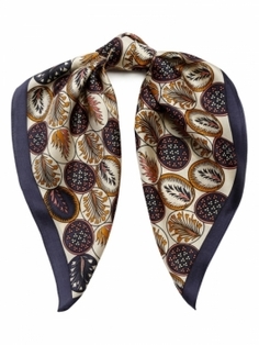 Шейный платок женский ELEGANZZA 01-00041582 синий, 53х53 см