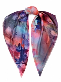 Платок женский ELEGANZZA 01-00041776 бордовый, 105х105 см