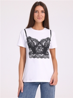 Футболка женская Апрель 1ЖДФК4028804 белая 92/164