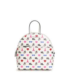 Рюкзак женский Karl Lagerfeld LH1KU1BA белый, 23x24x11 см