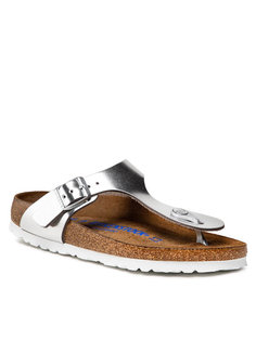 Шлепанцы Gizeh Bs 1003675 Birkenstock серебристый 41 EU