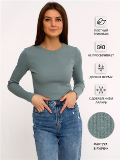 Лонгслив женский Апрель 1ЖДЛД3825023 зеленый 100/164