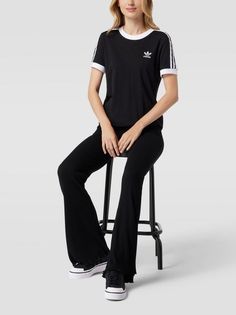 Кеды женские Adidas Originals 1598077 черные 36.5 EU