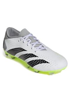 Кроссовки мужские Adidas Predator Accuracy.3 Low Firm Ground Boots GZ0014 белые 46 2/3 EU