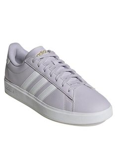 Кеды Adidas Grand Court Cloudfoam Lifestyle Court Comfort ID4478 фиолетовые 37 1/3 EU