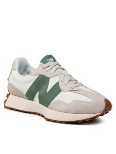 Кроссовки мужские New Balance U327LX зеленые 47.5 EU