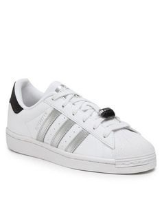 Кеды женские Adidas Superstar Shoes HQ4256 белые 42 EU