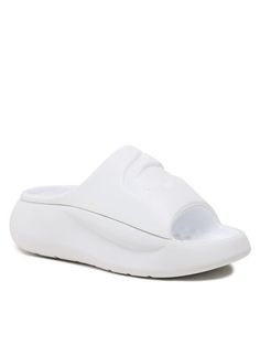 Шлепанцы женские Lacoste Croco 3.0 123 1 Cfa 745CFA000421G белые 35.5 EU