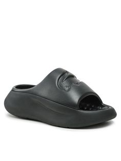 Шлепанцы женские Lacoste Croco 3.0 123 1 Cfa 745CFA000402H черные 35.5 EU