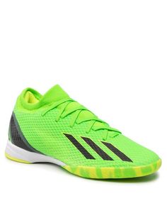 Кроссовки мужские Adidas X Speedportal.3 In Sgreen GW8464 зеленые 47 1/3 EU