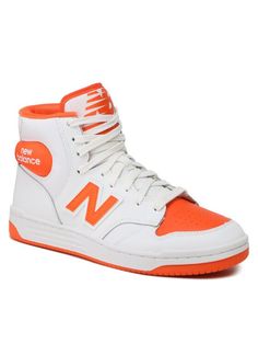 Кеды мужские New Balance BB480SCA белые 45.5 EU