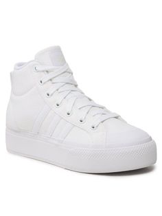 Кеды женские Adidas Bravada 2.0 Platform Mid IE2316 белые 42 EU