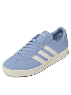 Кеды женские Adidas VL Court 2.0 Lifestyle Skateboarding Suede Shoes IF7565 синие 38 EU