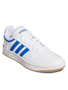 Кеды мужские Adidas Hoops 3.0 Low Classic Vintage Shoes GY5435 белые 47 1/3 EU