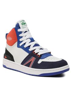 Кеды мужские Lacoste L001 Mid 123 1 Sma 745SMA0027042 белые 41 EU