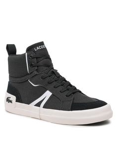 Кеды мужские Lacoste L004 Mid 0722 2 Cma 743CMA0056312 черные 47 EU