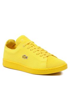 Кеды мужские Lacoste Carnaby Piquee 123 1 Sma 745SMA00232T7 желтые 44 EU