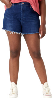 Шорты женские Women High Rise Festival Shorts Wrangler синие 29