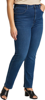 Джинсы женские Women Classic Straight Plus Jeans Lee синие 34/31