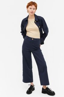 Брюки женские Monki 1127886001 синие 36 (доставка из-за рубежа)
