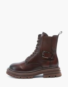 Ботинки женские Mascotte 58-225621-0109 коричневые 35 RU