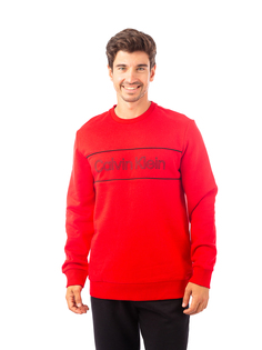 Джемпер Calvin Klein The Soft Touch Fleece для мужчин, размер 2XL, 40J6242, красный