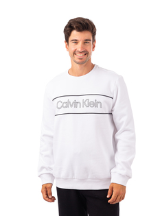 Джемпер Calvin Klein The Soft Touch Fleece для мужчин, размер 2XL, 40J6242, белый