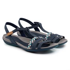 Сандалии женские Clarks Tealite Grace 26123894 синие 39.5 EU