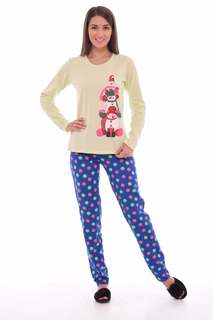 Пижама женская Новое кимоно 1-114 зеленая 52 RU