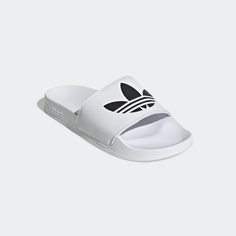 Сланцы унисекс Adidas Adilette Lite белые 36,5RU