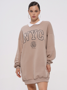 Платье женское ТВОЕ 99335 бежевое XS-S