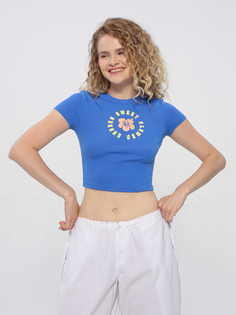 Футболка женская ТВОЕ 98261 синяя XS