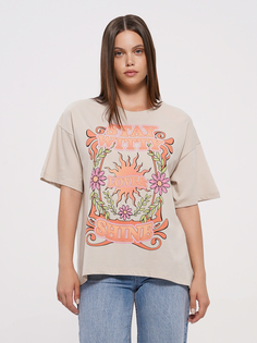 Футболка женская ТВОЕ 98794 бежевая S