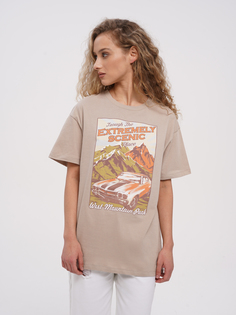 Футболка женская ТВОЕ 97794 бежевая S