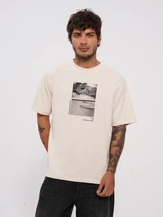 Футболка мужская ТВОЕ 99785 бежевая XXL