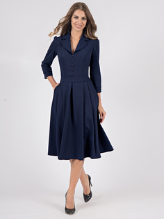 Платье женское Olivegrey Pl000697V(lussy) синее 46 RU