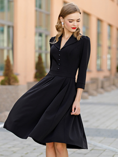 Платье женское Olivegrey Pl000697V(lussy) черное 52 RU