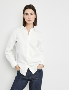 Рубашка женская Gerry Weber 860065-66403-99600 белая 34