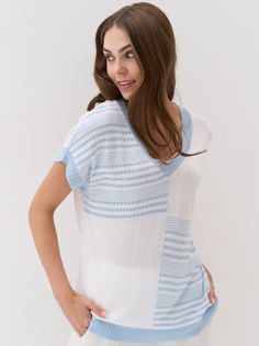 Пуловер женский VAY 5231-41339 голубой 46-48 RU