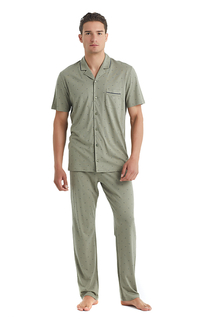 Пижама мужская BlackSpade BS40015 желтая 3XL