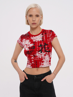 Футболка женская ТВОЕ 99043 красная XS