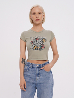 Футболка женская ТВОЕ 99554 хаки XS