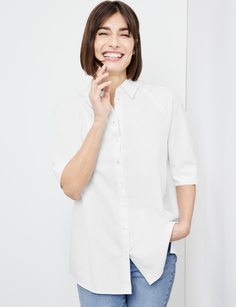 Рубашка женская Gerry Weber 860019-66403-99600 белая 34